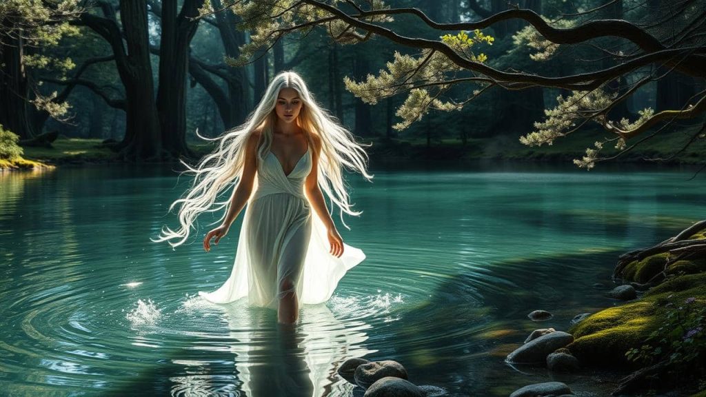La ninfa del lago muy preocupa por su amiga Medusa