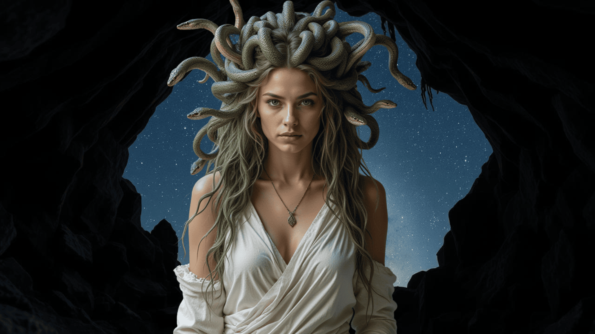 Medusa en la cueva oculta