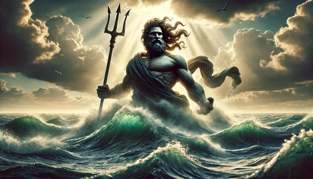 El dios Poseidón