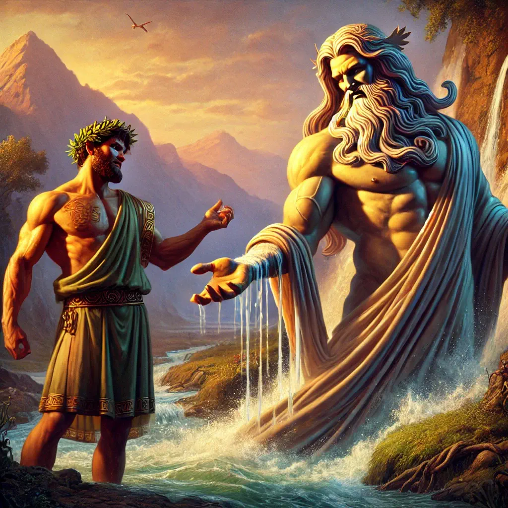 Sísifo dialogando con Asopo