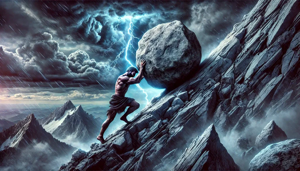 El castigo eterno de Sísifo